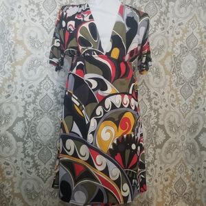 Swirl Print Summer Dress